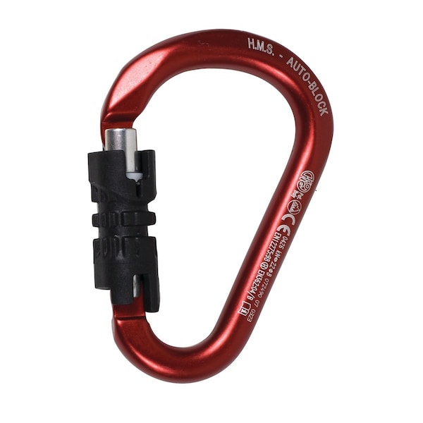 CARABINER-HMS-TWIST-ALUMINUM 3" x4.6" x0.8"